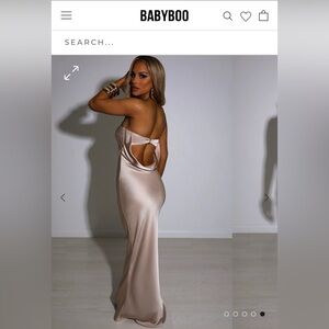 RHEANNA MAXI DRESS - CHAMPAGNE